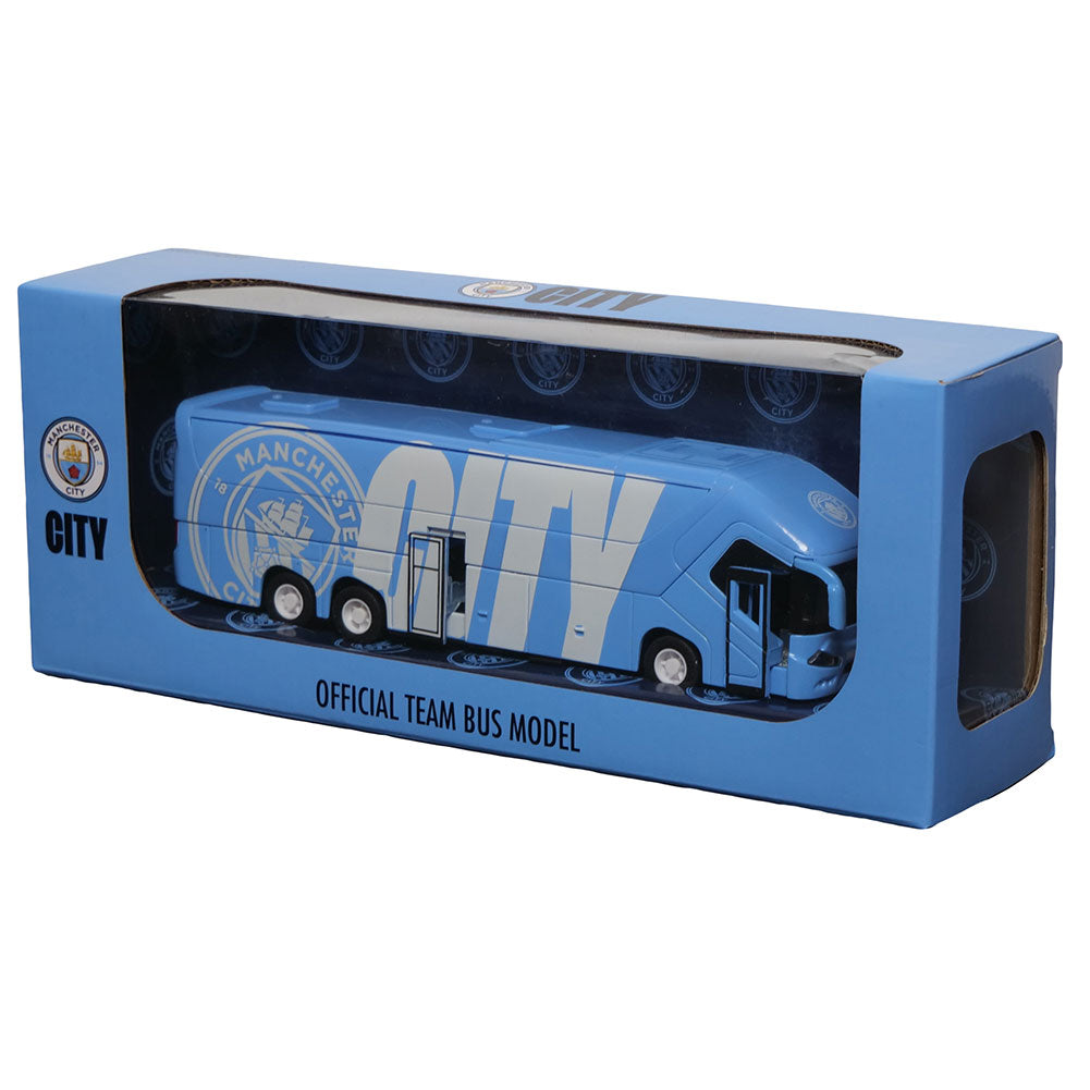 Official Manchester City FC Diecast Team Bus