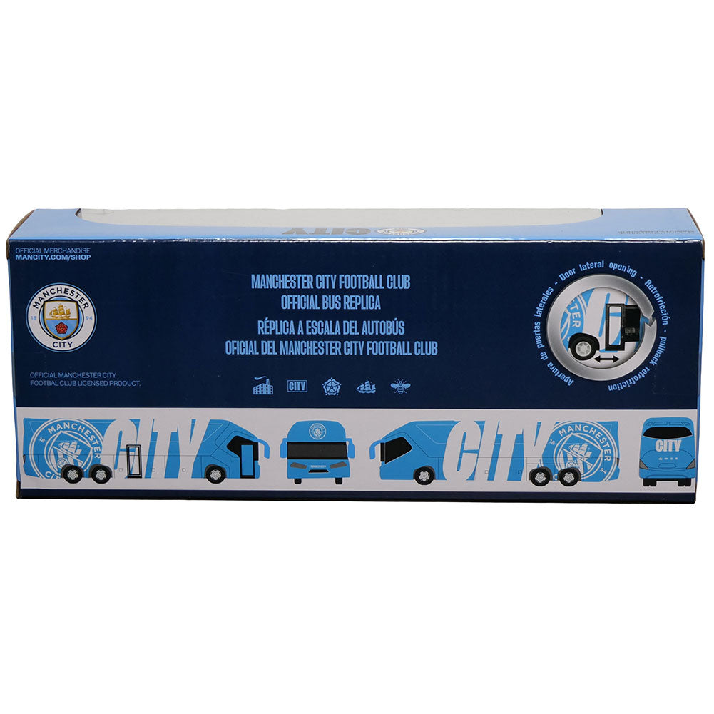 Official Manchester City FC Diecast Team Bus