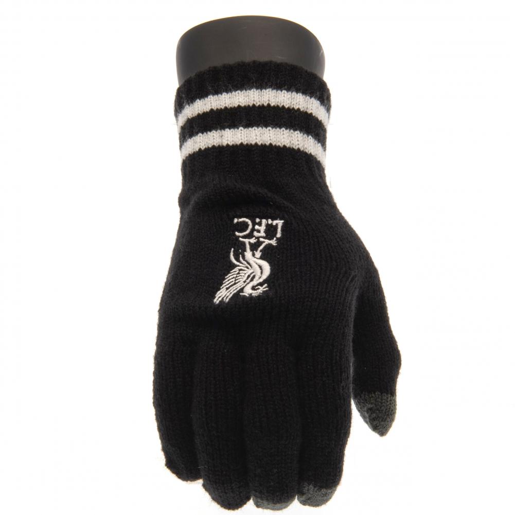 Official Liverpool FC Touchscreen Knitted Gloves Youths BK