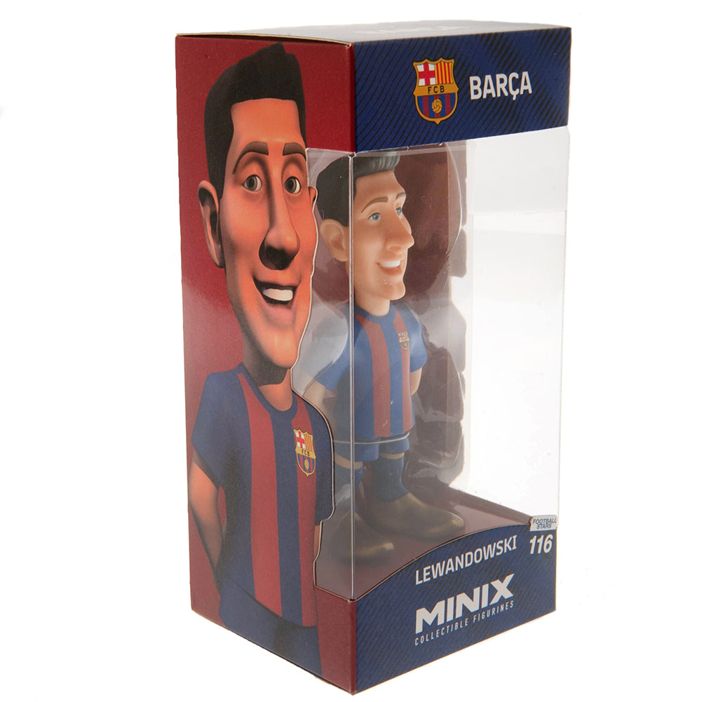 Official FC Barcelona MINIX Figure 12cm Lewandowski