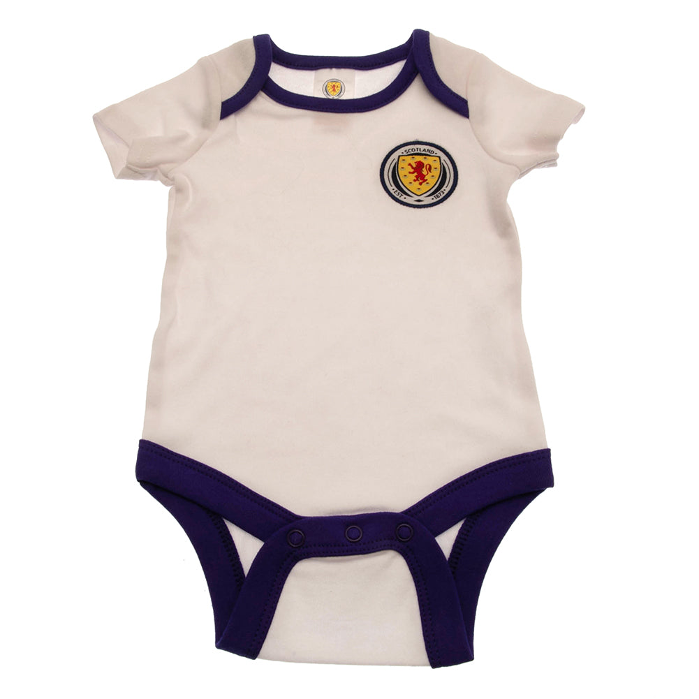 Official Scottish FA 2 Pack Bodysuit 12-18 Mths TN