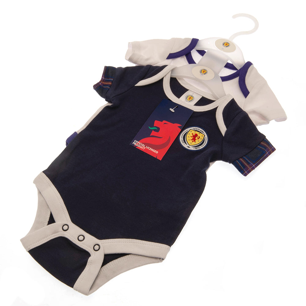 Official Scottish FA 2 Pack Bodysuit 12-18 Mths TN