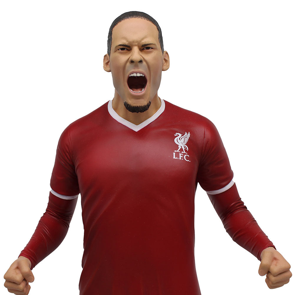 Official Liverpool FC Football's Finest Virgil Van Dijk Premium 60cm Statue