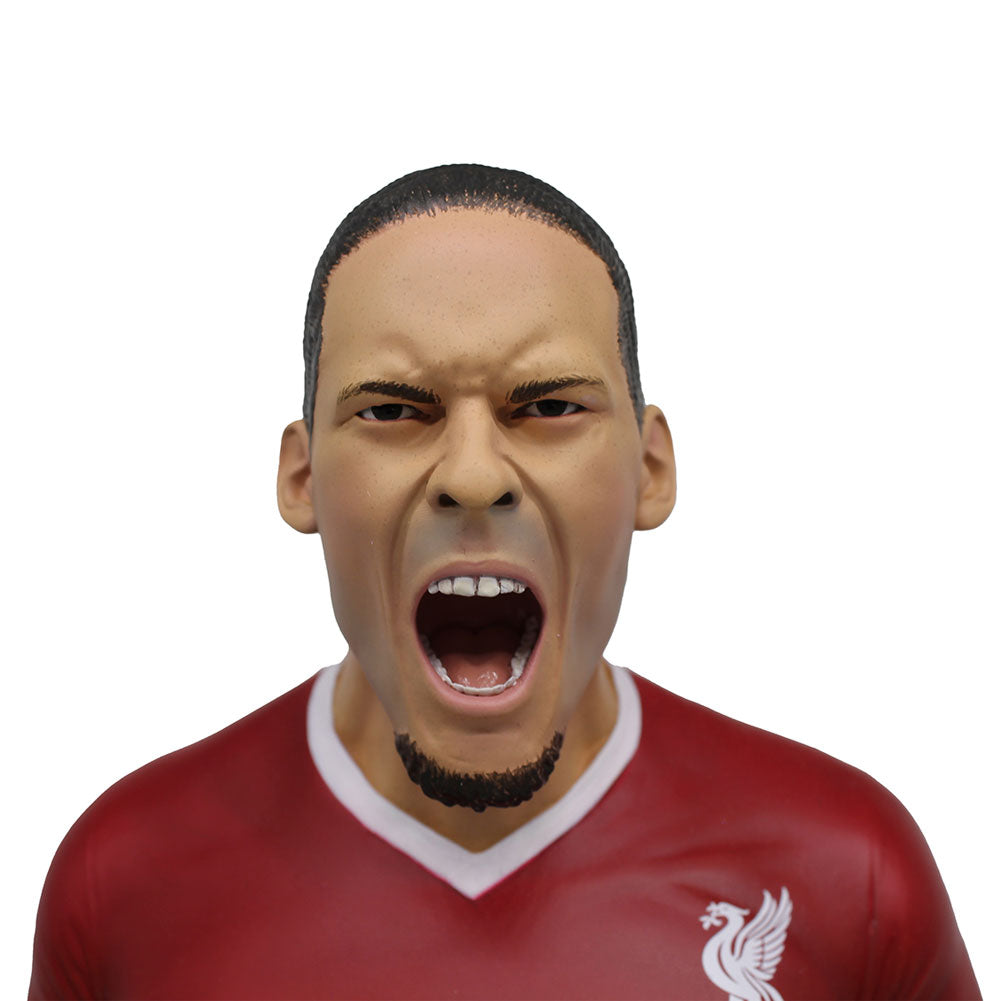 Official Liverpool FC Football's Finest Virgil Van Dijk Premium 60cm Statue