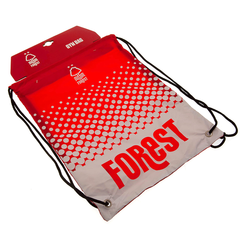 Official Nottingham Forest FC Fade Gym Bag