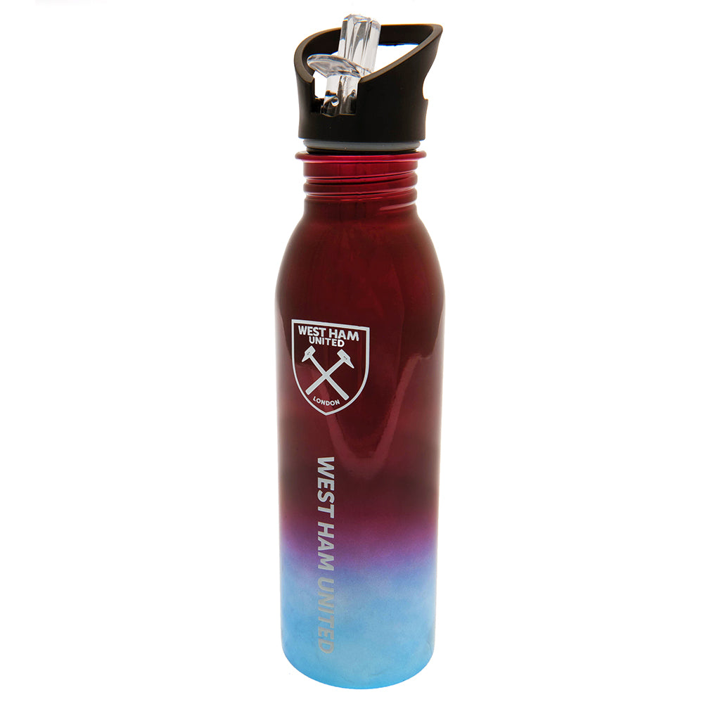 Official West Ham United FC UV Metallic Drinks Bottle