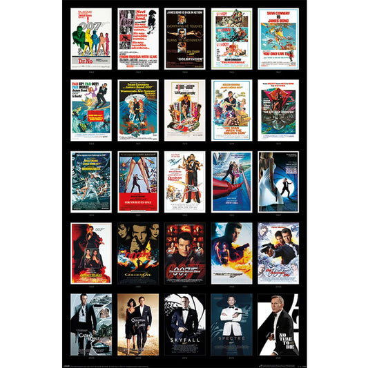 Official James Bond Poster 25 Films 290