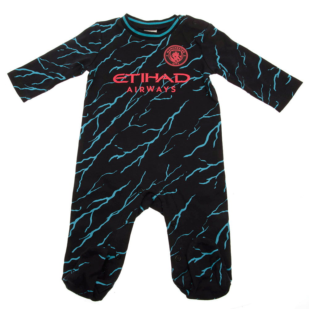 Official Manchester City FC Sleepsuit 0/3 mths LT