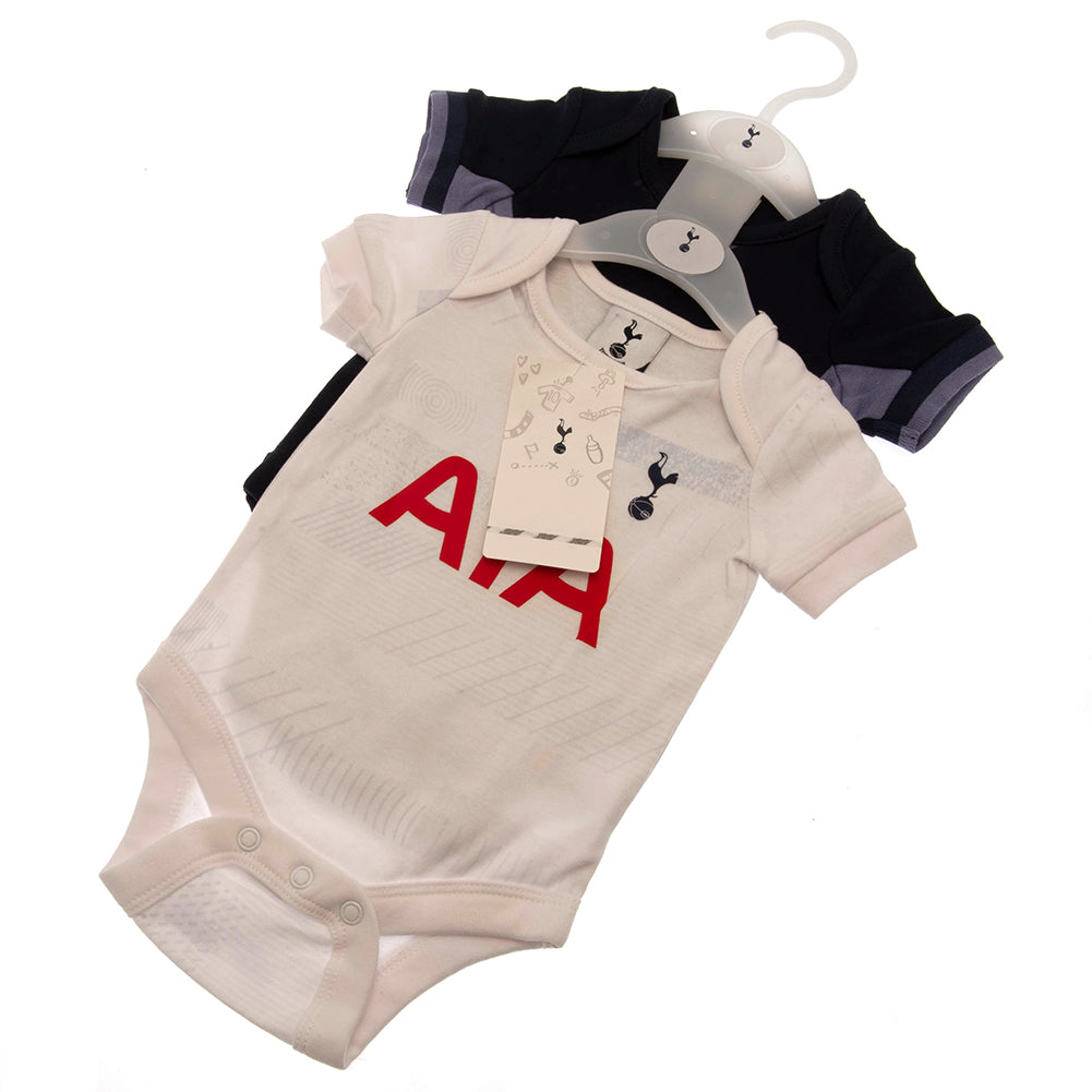 Official Tottenham Hotspur FC 2 Pack Bodysuit 0/3 mths GD