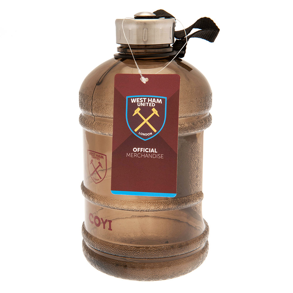 Official West Ham United FC Barrel Water Bottle