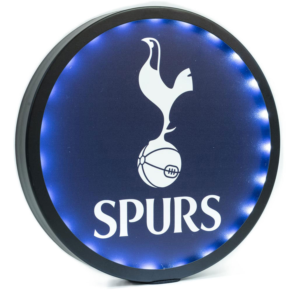 Official Tottenham Hotspur FC Metal LED Logo Sign