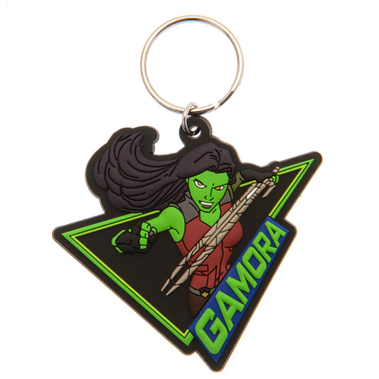 Official Guardians Of The Galaxy Gamora PVC Keyring