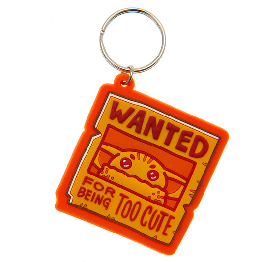 Official Star Wars: The Mandalorian PVC Keyring Wanted