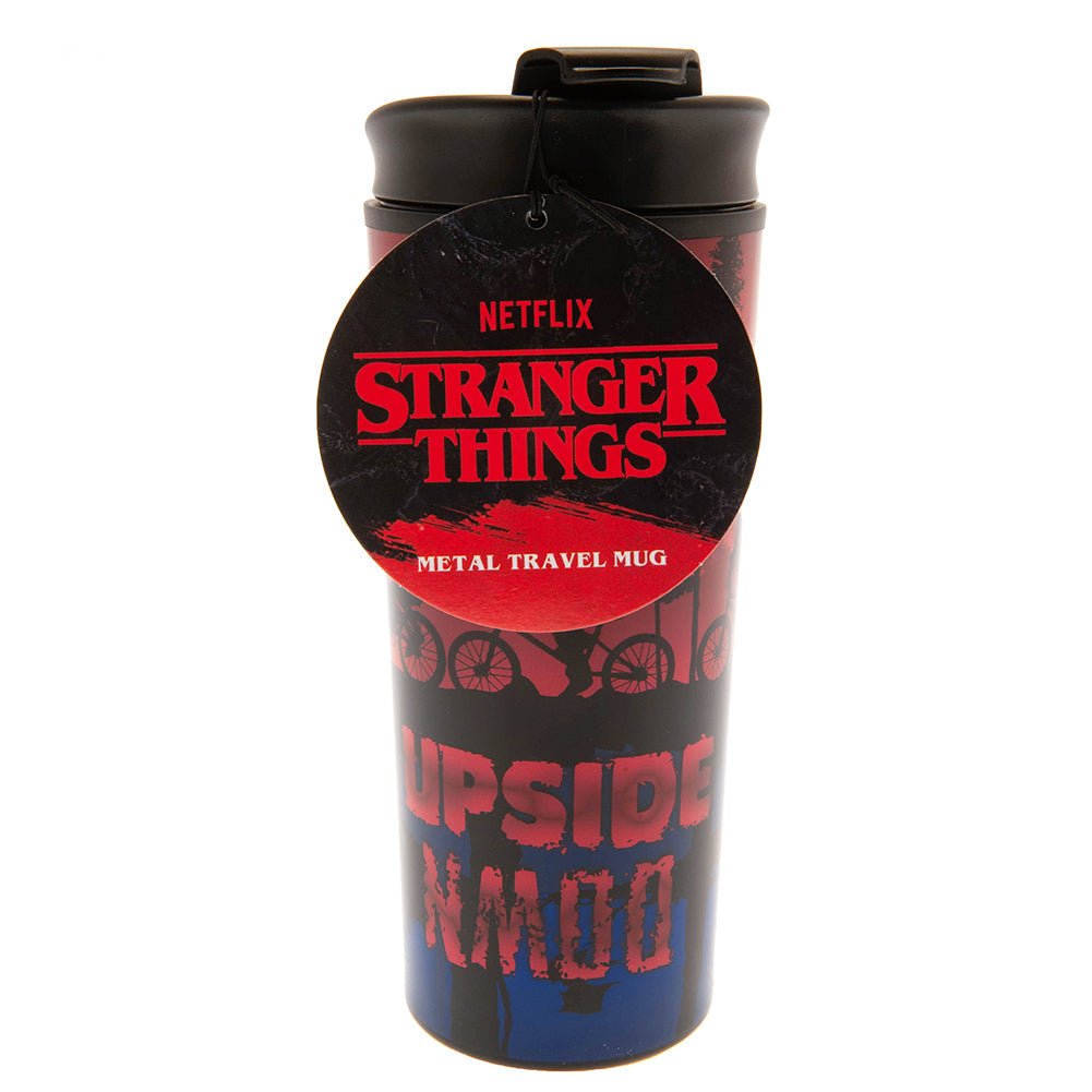 Official Stranger Things Metal Travel Mug