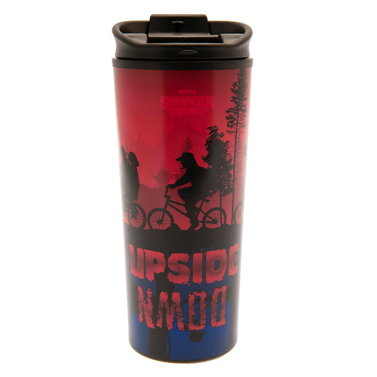 Official Stranger Things Metal Travel Mug