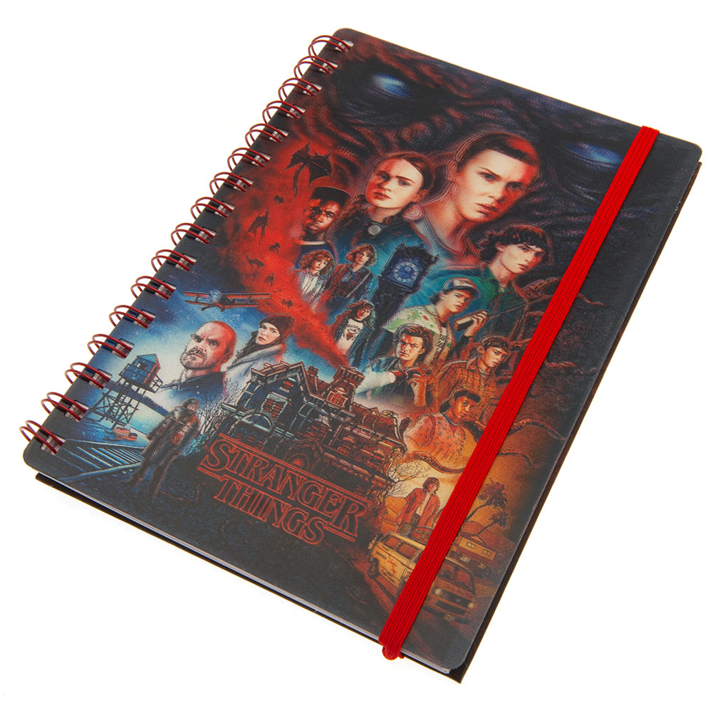 Official Stranger Things 4 3D Notebook Vecna