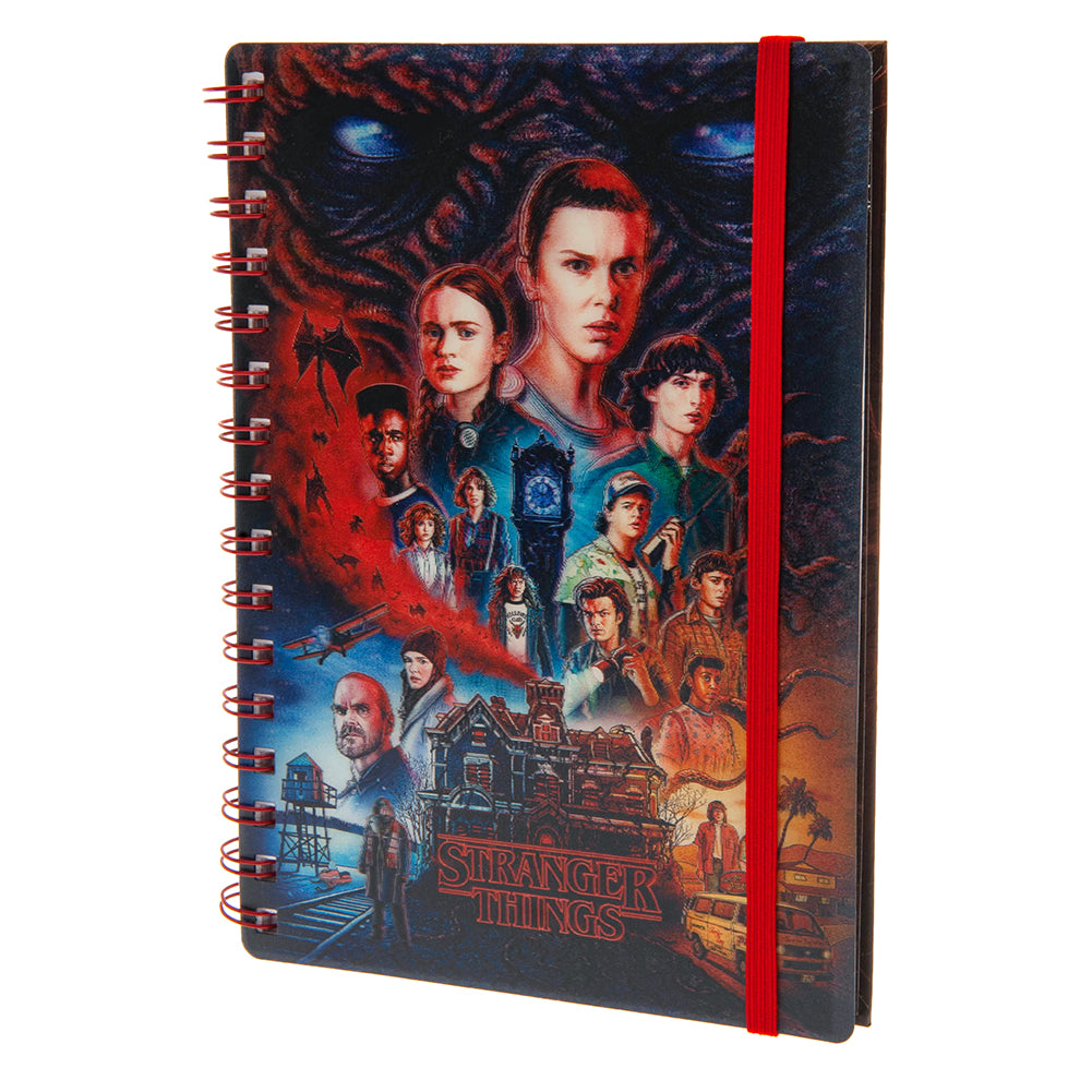 Official Stranger Things 4 3D Notebook Vecna