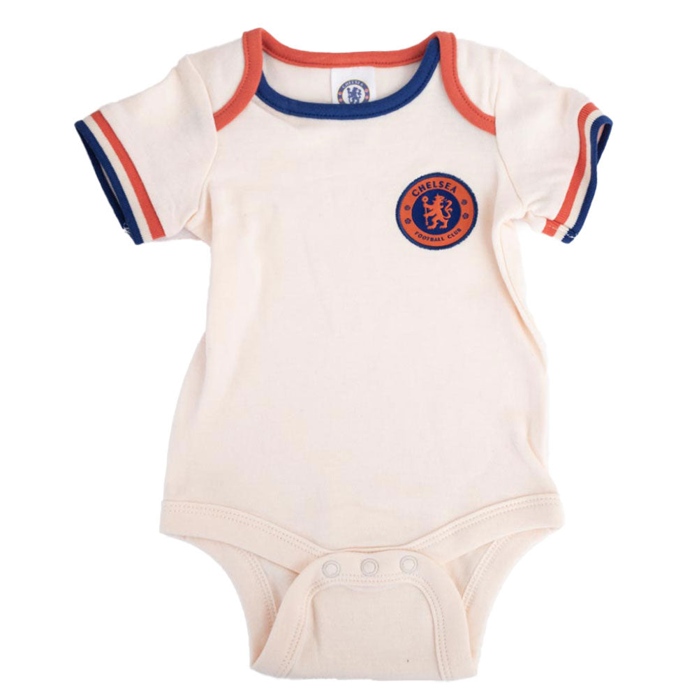 Official Chelsea FC 2024/25 Season 2 Pack Bodysuit 0-3 Mths