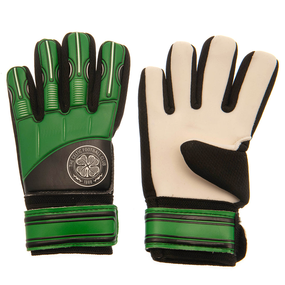 Official Celtic FC Delta Goalkeeper Gloves Kids