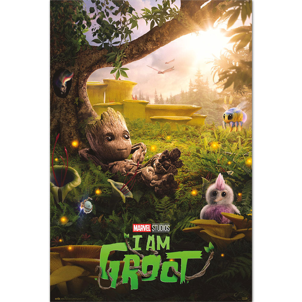 Official I Am Groot Poster Chill Time 23