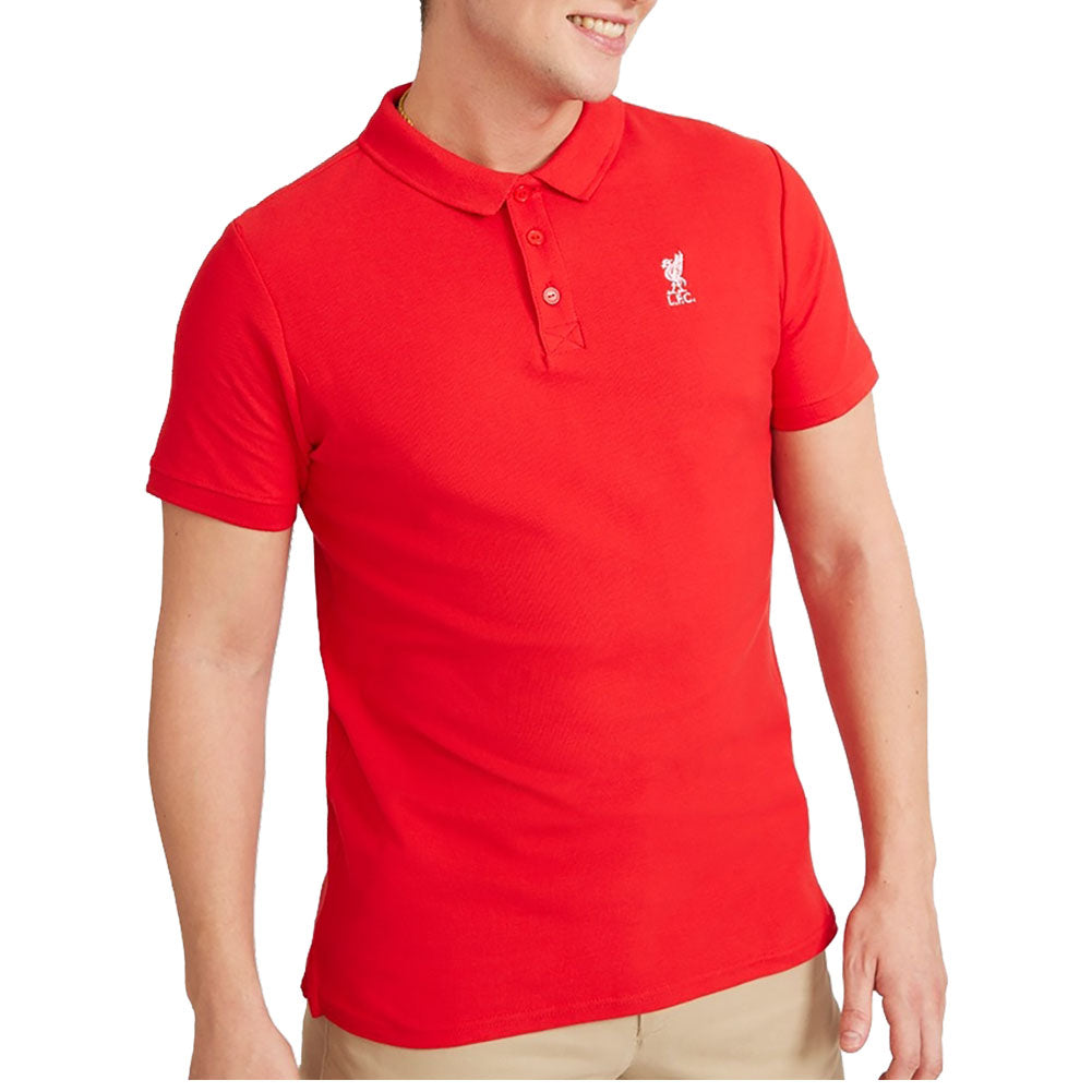 Official Liverpool FC Conninsby Polo Mens Red Medium