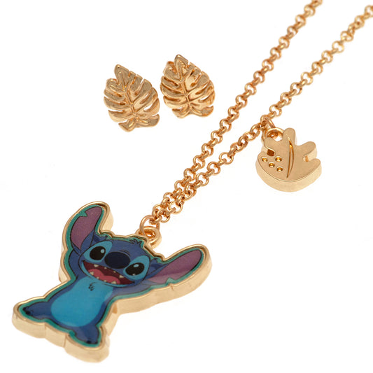 Official Lilo & Stitch Fashion Jewellery Necklace & Earring Set