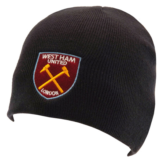 Official West Ham United FC Navy Beanie