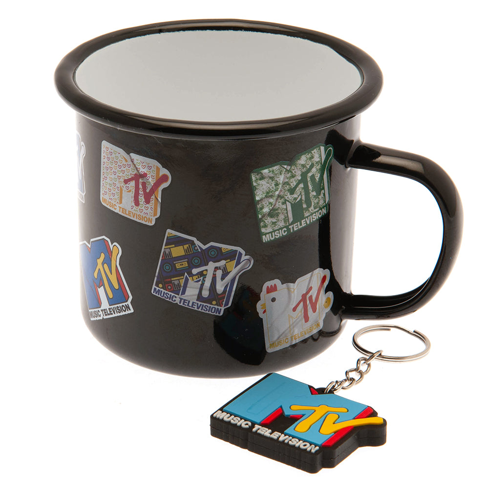 Official MTV Enamel Mug & Keyring Set