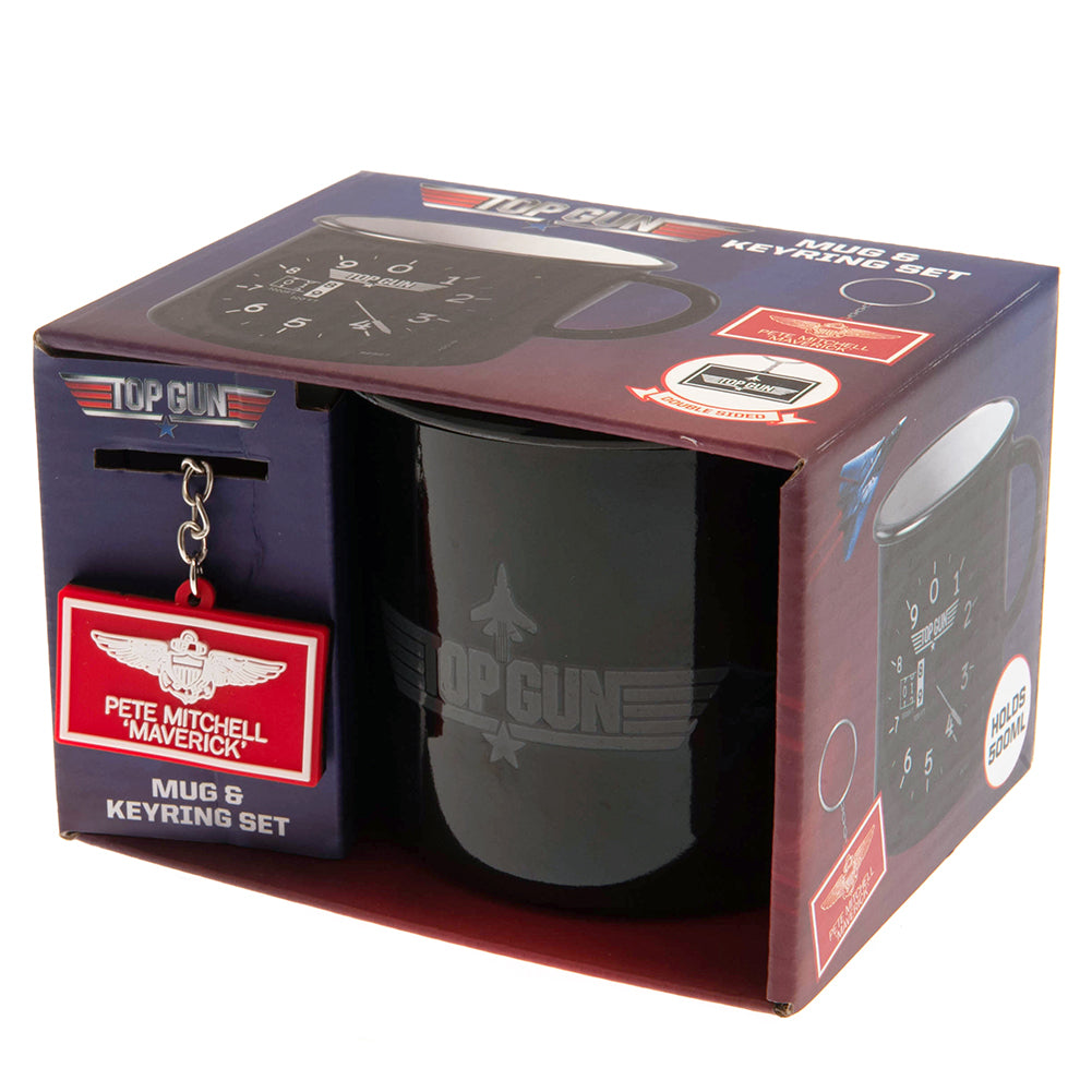 Official Top Gun Enamel Mug & Keyring Set