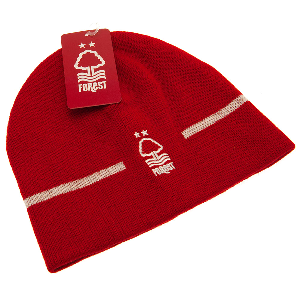 Official Nottingham Forest FC Stripe Beanie