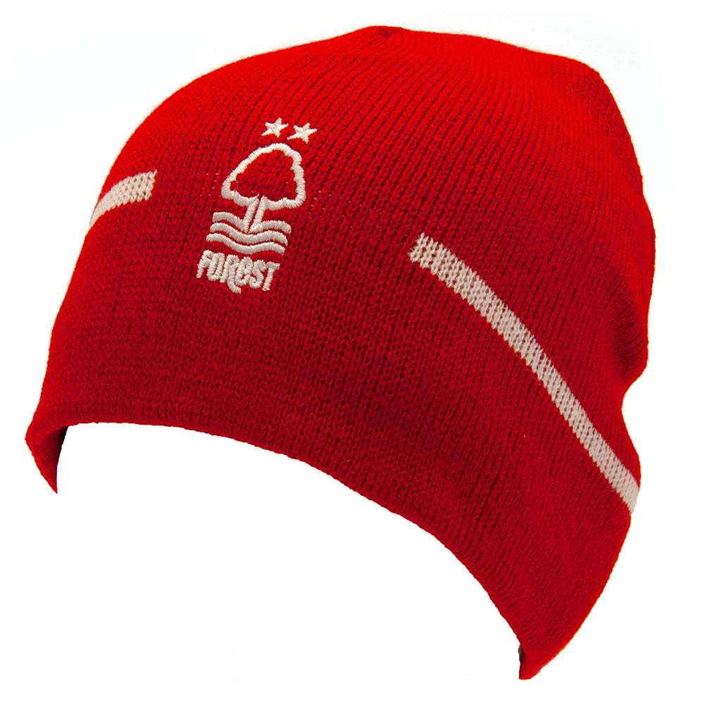 Official Nottingham Forest FC Stripe Beanie