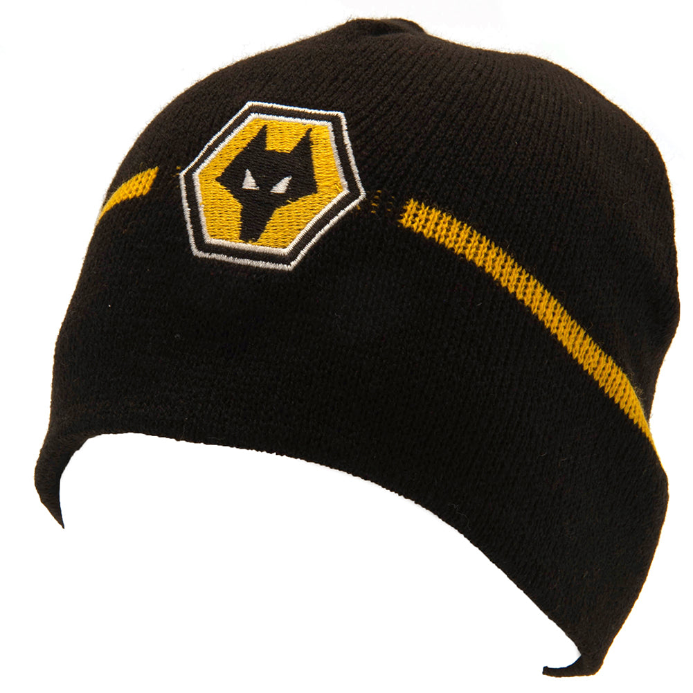 Official Wolverhampton Wanderers FC Stripe Beanie