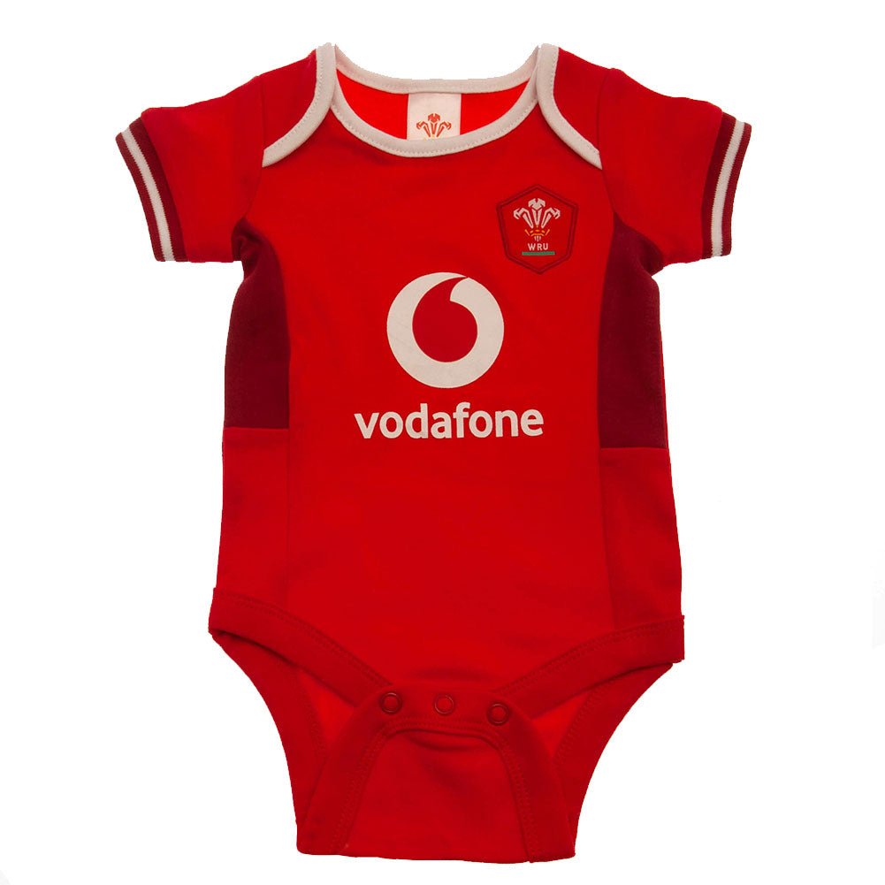 Official Wales RU 2 Pack Bodysuit 3/6 mths SP