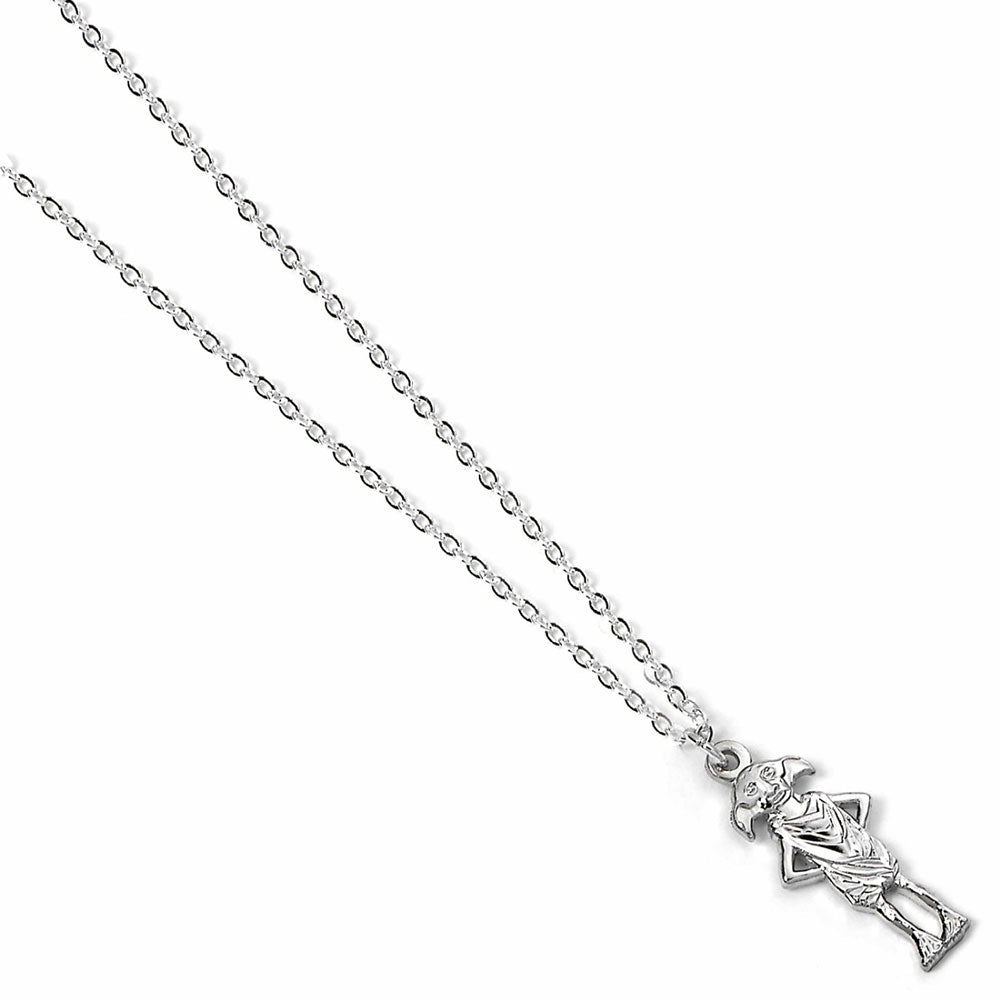 Official Harry Potter Silver Plated Necklace Dobby House Elf