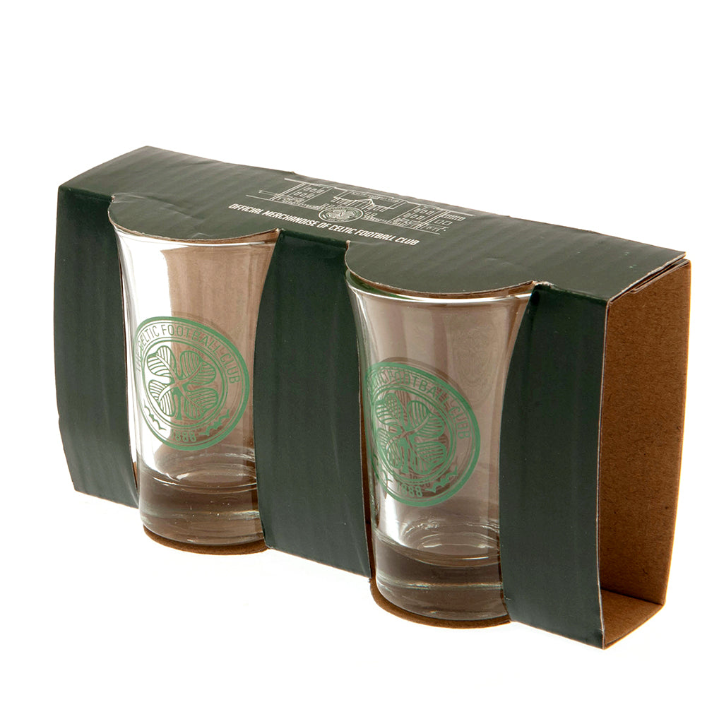 Official Celtic FC 2pk Shot Glass Set