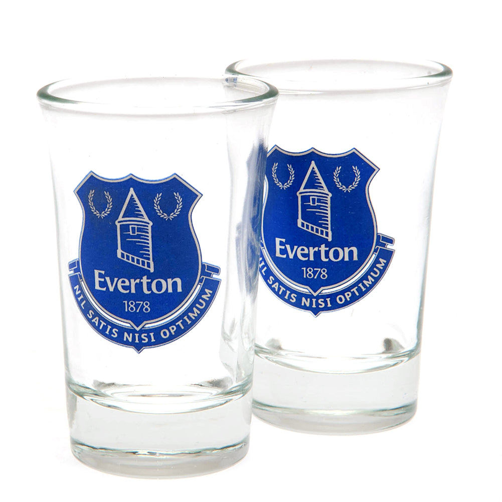 Official Everton FC 2pk Shot Glass Set