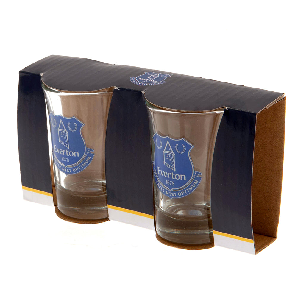 Official Everton FC 2pk Shot Glass Set