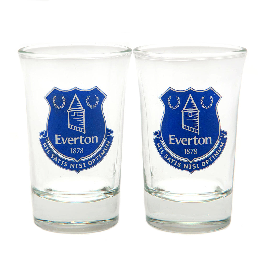 Official Everton FC 2pk Shot Glass Set