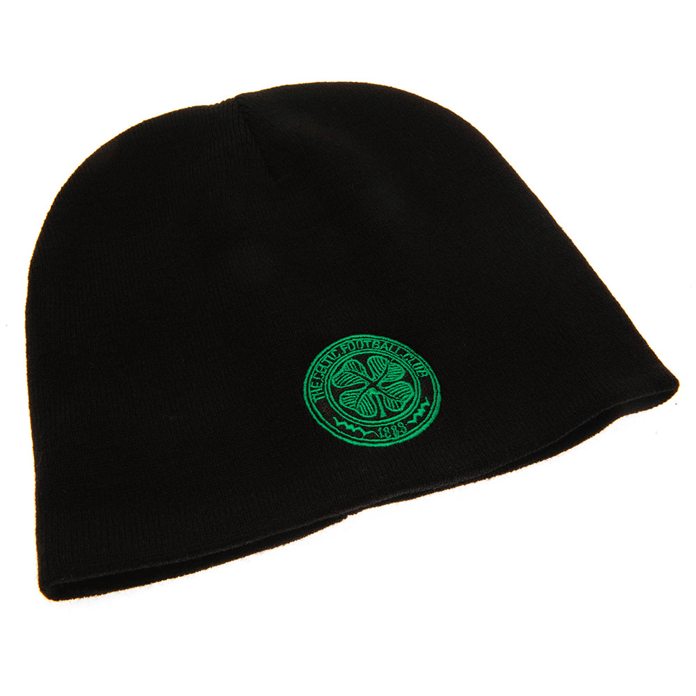 Official Celtic FC Black Beanie