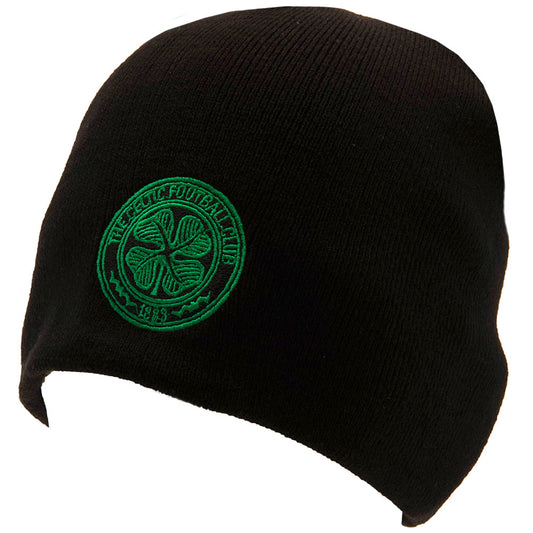 Official Celtic FC Black Beanie