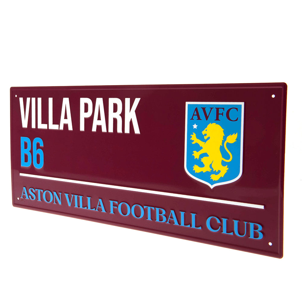 Official Aston Villa FC Colour Street Sign