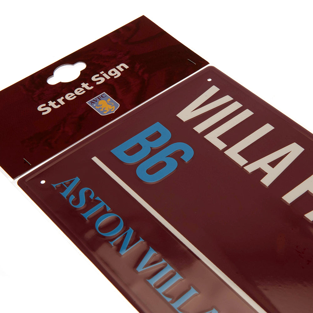 Official Aston Villa FC Colour Street Sign