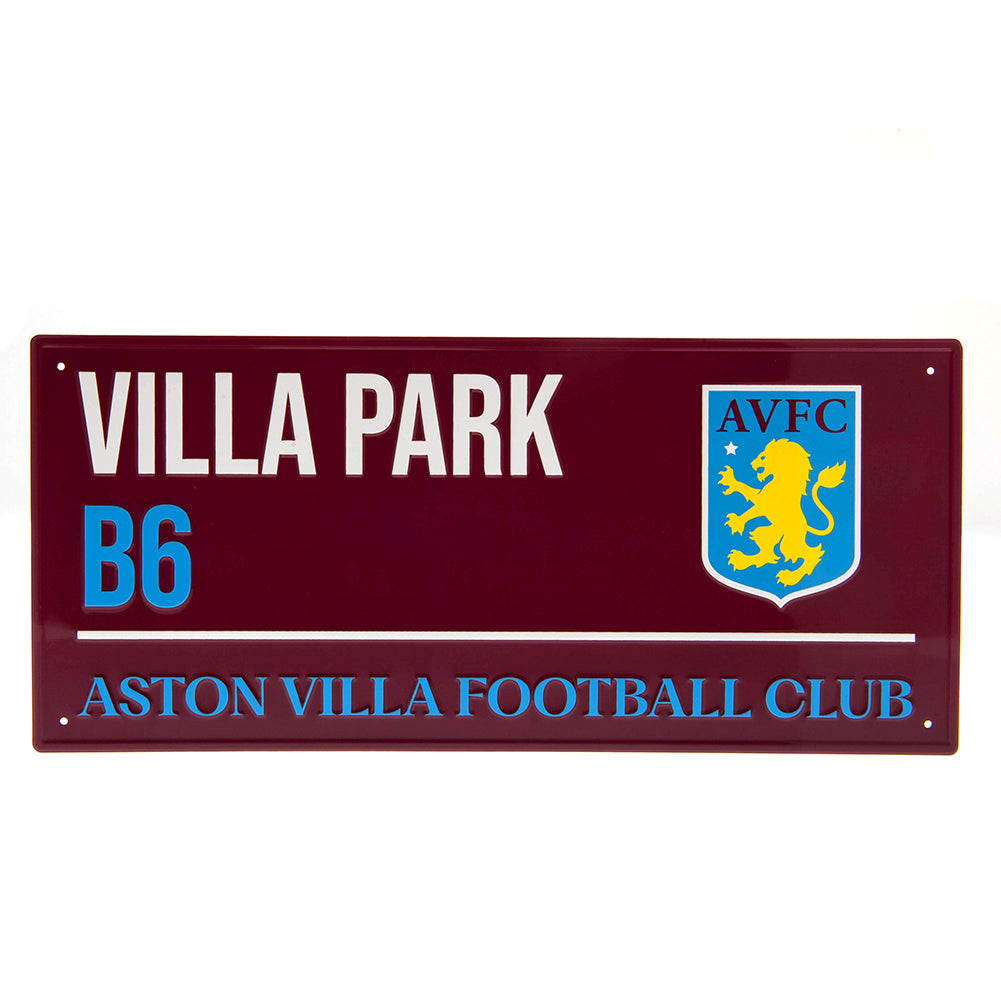 Official Aston Villa FC Colour Street Sign