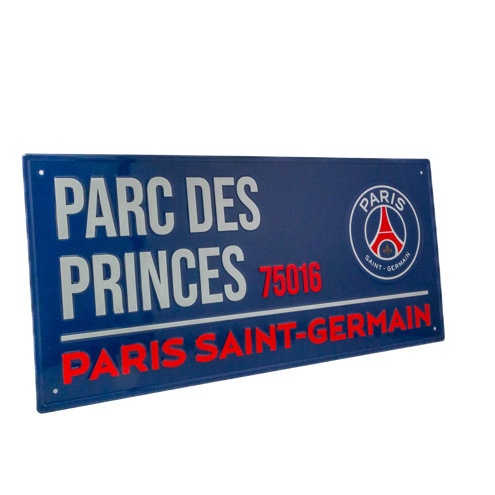 Official Paris Saint Germain FC Colour Street Sign