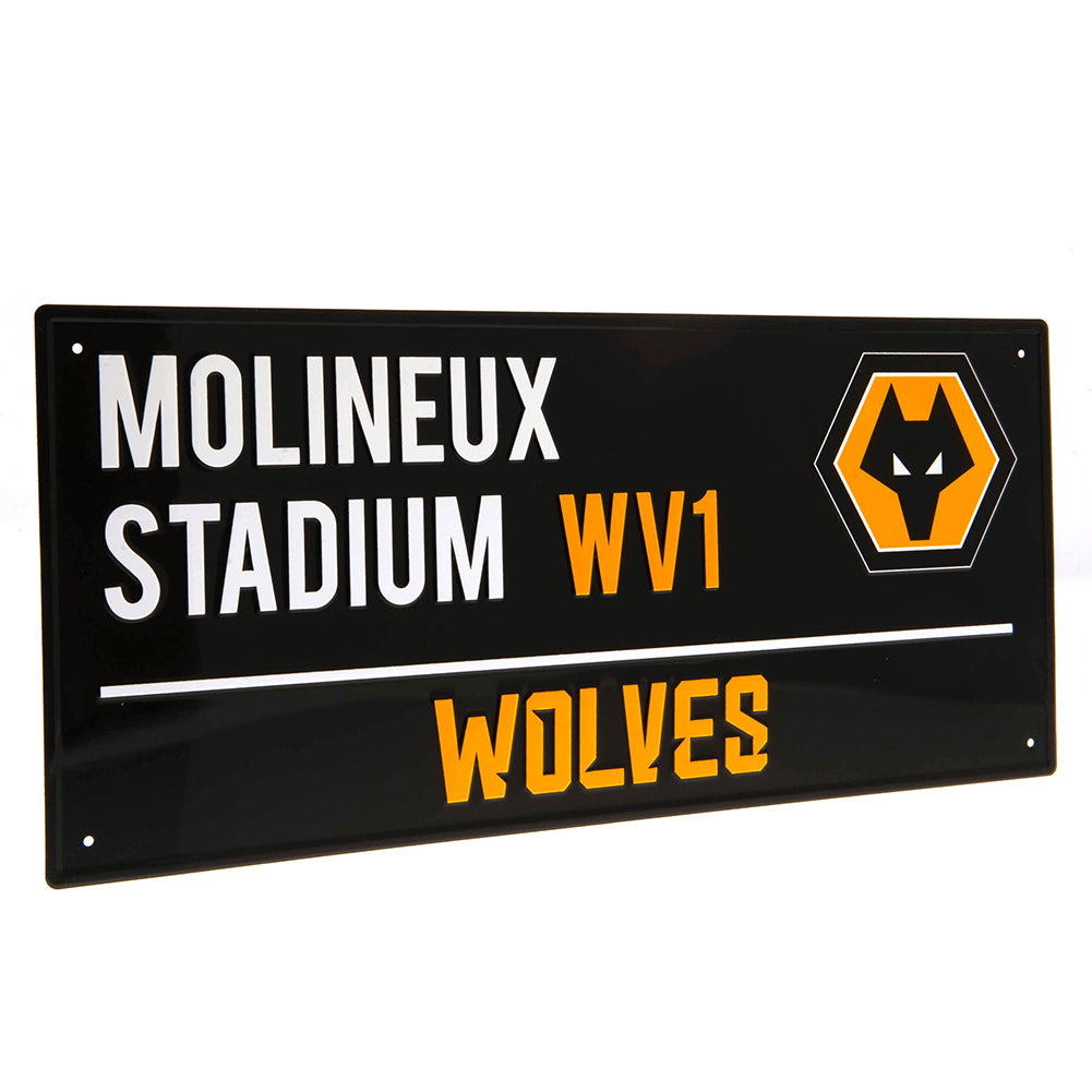 Official Wolverhampton Wanderers FC Colour Street Sign