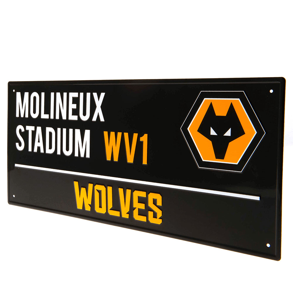 Official Wolverhampton Wanderers FC Colour Street Sign