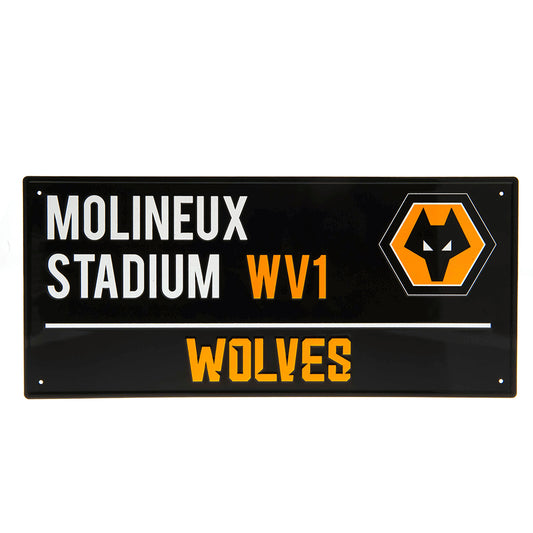 Official Wolverhampton Wanderers FC Colour Street Sign