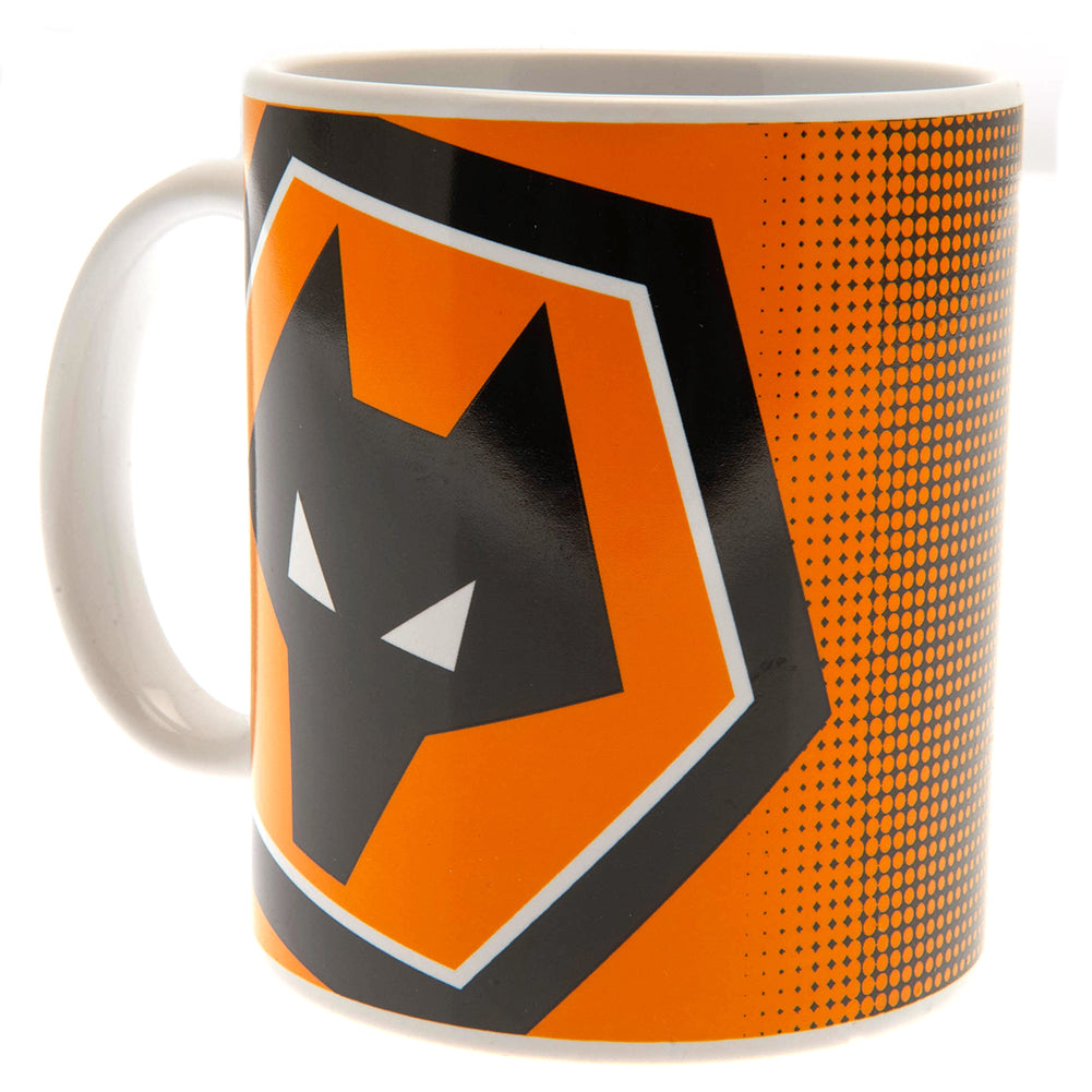 Official Wolverhampton Wanderers FC Halftone Mug