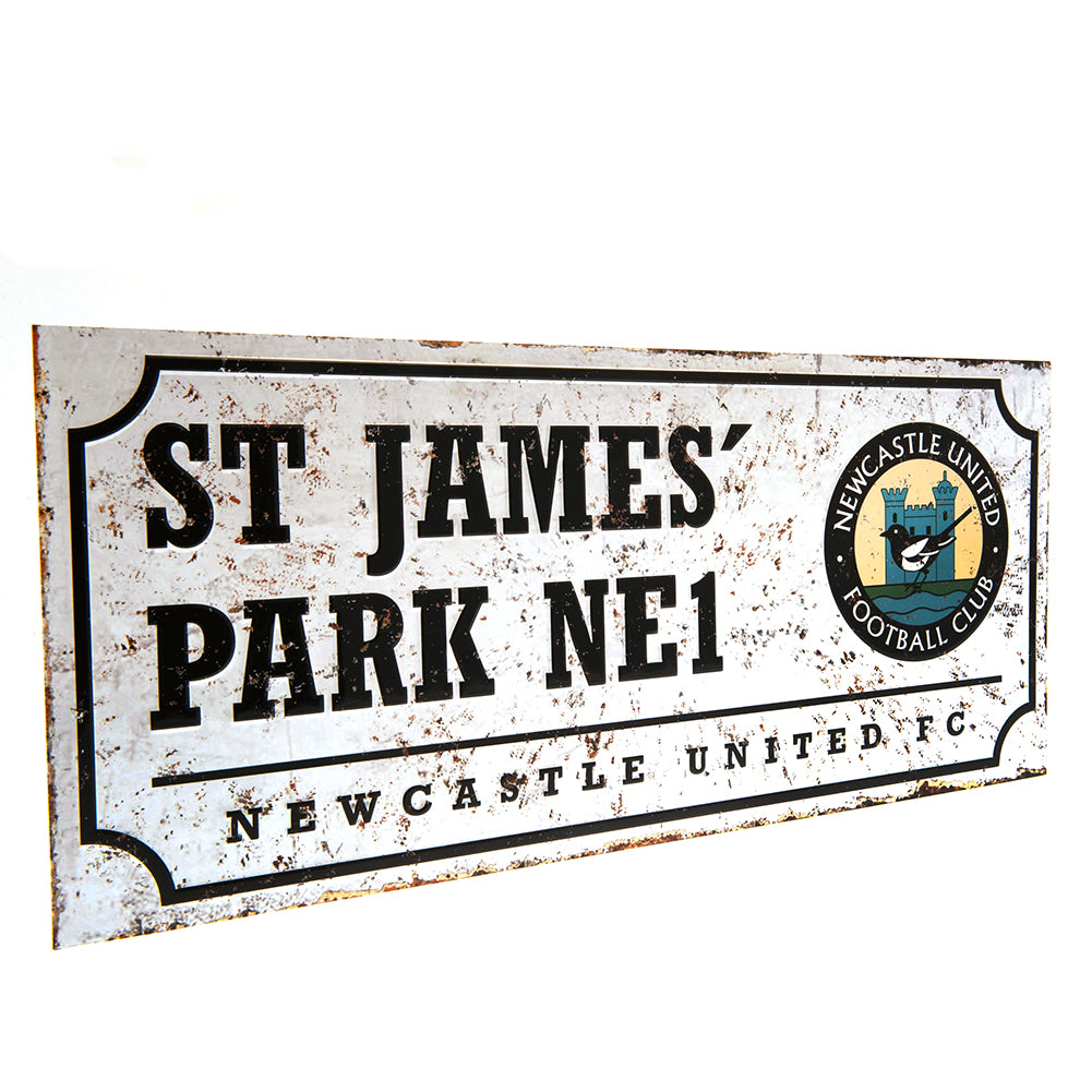 Official Newcastle United FC Retro Street Sign