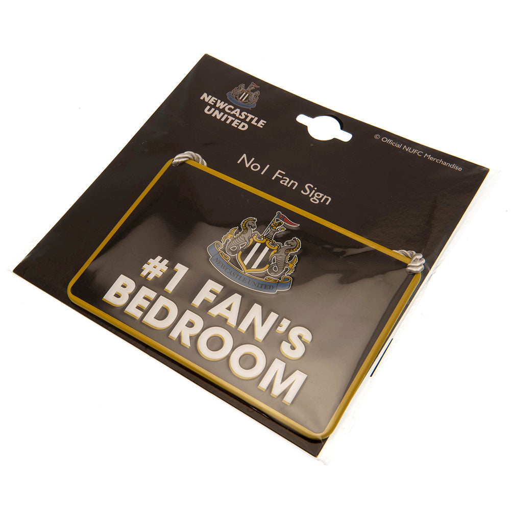 Official Newcastle United FC Bedroom Sign No1 Fan